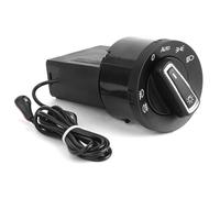 AUNMAS Interrupteur de Commande de Phare Automatique, Module de Capteur de Phare en Plastique ABS avec 3 Modes d'éclairage, Réponse Rapide, Câble de 112 Cm pour MK4 B5 B5.5 9N 9N3 I Hatchback