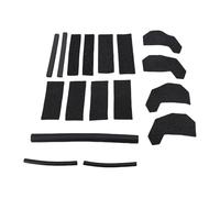 AUNMAS Kit de 17 Joints de Toit Rigide en Caoutchouc et Mousse Kit de Joint de Blocage de Mousse pour Toit Rigide OEM 68026937AB pour JK 2007 2017 Réparation de Fuite de Remplacement Supérieur