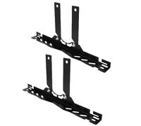 AUNMAS Kit de Mesure de l'angle d'orteil en Acier allié, Plaque à Outils d'alignement de Moyeu de Roue, 2 Pièces avec Supports 'Extension et Trou de Suspension pour la Configuration de la Roue