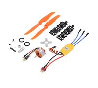 AUNMAS Kit Moteur Quadrirotor RC, Moteur sans Balais avec ESC 30A et Hélices pour Avion RC 2212, Parfait pour Quadrirotor F450 F550