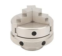 AUNMAS Mandrin de Tour, 3 Mors Auto-centreur 50mm, Acier C45, Réversible
