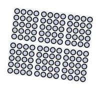 AUNMAS Marqueurs de Numérisation 3D de 20 Feuilles, Points de Suivi Réfléchissants pour un Positionnement Précis, Diamètre Intérieur de 12 Mm et Diamètre Extérieur de 19 Mm, Idéal pour les