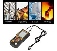 AUNMAS Mesureur d'épaisseur à Ultrasons HT-1200, Outil de Mesure Numérique LCD, Plage de 2 à 300 Mm, Idéal pour la Mesure de l'épaisseur du Métal et du Plastique