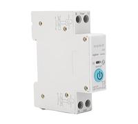 AUNMAS Mini Disjoncteur télécommandé, Matériau PA66, Disjoncteur à Indicateur de Couleur avec Protection contre les Surcharges, Interrupteur de Déconnexion Solaire AC 63 A pour Appareils (25A)