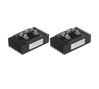 AUNMAS Module de Redresseur de Pont de Phase avec un Fort Refroidisseur de Cycle de Courant pour la Charge de Batterie de L'onduleur PWM, 2pcs, Corrigez le Test D'eau pour SQL100A 1600 V 100A,