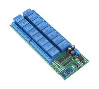 AUNMAS Module de Relais sans Fil 16 Canaux pour Téléphones, Commutateur de TéléCommande avec 5 Modes de Commande, Carte Relais 12 V pour la Domotique