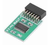 AUNMAS Module TPM 2.0, Carte d'interface LPC à Cryptage Fort avec 14 Broches pour des Opérations PC Sécurisées, Compatible avec Z590 B560, Améliore la Protection des Données