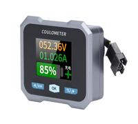 AUNMAS Moniteur de Batterie Shunt 100 A, Matériau ABS étanche, Affichage Complet, des Applications, adapté aux Camping-cars, Voitures, Bateaux et Plus