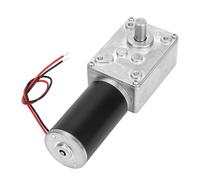 AUNMAS Moteur à Engrenages électrique 12 V avec Engrenages en Alliage, Arbre Réversible de 8 Mm, Couple élevé, Faible Régime, Sortie à Angle Droit pour Machine à Rideaux, Ouvre-fenêtre, Contrôleur