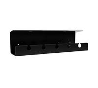 AUNMAS Organisateur de Câbles sous Le Bureau, Grande capacité, Double Méthodes de Montage, Conception Ventilée pour Le Rangement du Bureau à Domicile (Black)