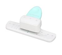 AUNMAS Perforateur 3 Trous, Matériau ABS, Règle Réglable, Perfore jusqu'à 8 Feuilles, Idéal pour les Projets de Scrapbooking et de Création en Papier