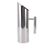 AUNMAS Pichet D'eau en Acier Inoxydable 1,5 L Conteneur de Boisson pour café à thé Chaud glacé avec Poignée Ergonomique Pichet Moderne pour Table à Manger de Cuisine (SILVER)