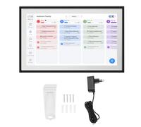 AUNMAS Planificateur Familial de Calendrier Numérique à Affichage Interactif à écran Tactile Intelligent de 15,6 Pouces avec écran HD IPS 1080P Calendrier de Synchronisation (Prise UE 100-240V)