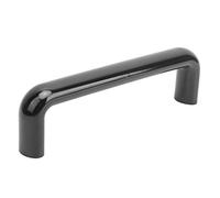 AUNMAS Poignée de Porte en Forme de U, Noir, Plastique Technique, Poignée