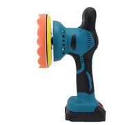 AUNMAS Polisseuse de Tampon de Voiture sans Fil, Machine de Polissage Orbitale Rechargeable de 6 Pouces avec 8 Réglages de Vitesse, Batterie de 1300 MAh, pour Le (Prise UE 100-240V)