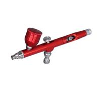 AUNMAS Pompe de Pulvérisation Réglable, Kit de Brosse à Air, Matériaux Métalliques, Double Action 0.3mm pour Modèle de Peinture, Réparation de Meubles, Automobile