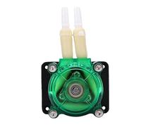 AUNMAS Pompe Péristaltique, Pompe Doseuse de Liquide en Caoutchouc de Silicone en Acier Inoxydable, Moteur brossé Réversible 500 Ml Min 300 Tr/min pour Machine de Remplissage Industrielle de (12V)