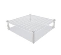 AUNMAS Porte-stylo en Acrylique 120 Trous Stand Complexe Claire pour le Maquillage Brush Crayer Organisateur avec des Trous de 12 Mm pour les Fournitures Scolaires de Bureau à Domicile