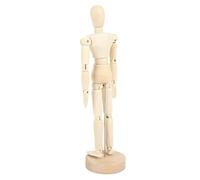 AUNMAS Poupée de Corps Flexible de Figurine de Mannequin en Bois de 8 Pouces avec 14 Articulations pour Esquisser et Dessiner un Modèle d'art