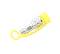 AUNMAS Raccord Rapide Hydraulique Zg3/8 en Acier chromé | Résistant à la Pression de 70 MPa, étanchéité en Deux étapes sans Fuite, Manchon de Verrouillage de sécurité, Connecteur de