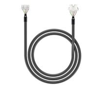 AUNMAS Rallonge de Cordon Ethernet, Câble D'extension blindé | Longueur de 4 M, Transmission de Signal Anti-interférence, Conducteurs en Cuivre, Connecteur sécurisé