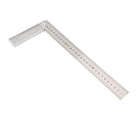 AUNMAS Règle à Angle Droit, Outil de Mesure Robuste en Alliage d'aluminium, Bord Droit Précis à 90 Degrés pour les Aménagements de Menuiserie et de Toiture 30 Cm (Standard)