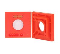 AUNMAS Règle de Décalage des Marques de Garniture, Outil de Mesure du Matériau ABS avec Niveau pour les Projets de Menuiserie à 45 Degrés et les Installations de Portes-fenêtres