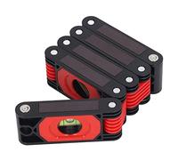 AUNMAS Règle de Niveau Pliable à 5 Sections, Matériau ABS, Outil de Mesure Précis pour les Charpentiers et les Projets de Bricolage