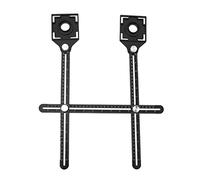 AUNMAS Règle Multifonctionnelle, Règle de Mesure Multi-angle, Universelle, Localisateur de Trous de Réglable, Conçue pour les Carreaux de Céramique et Utilisée par les Constructeurs, les Couvreurs,