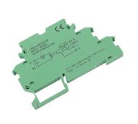 AUNMAS Relais à Semiconducteur, Borne, 10A, Commande 24V DC | Bloc SSR à connexion à vis, commutation 100 Hz, contacteur en alliage AgSnO2, indicateur LED jaune, composant