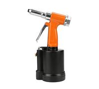 AUNMAS Rivet Pneumatique Industriel, Riveteuse Pneumatique de Conception Robuste pour la Construction Navale et la Production de Machines, capacité de 3,2 à 6,4 Mm (Orange Noir)