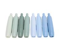 AUNMAS Ruban Correcteur Rechargeable, Paquet de 8, Applicateur Rétractable | Construction ABS, Finition Blanche Opaque, Couleurs Bleu et Vert, Correction Facile des Erreurs, Grandes Cartouches