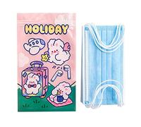 AUNMAS Sac à Guichet Automatique Qui Résiste aux Animaux de Compagnie contre les Collations et les Masques, Sac sucré sans Odeur pour Tout le Monde (Lapin de voyage 22.3x13.5)