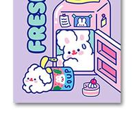 AUNMAS Sac à Guichet Automatique Qui Résiste aux Animaux de Compagnie contre les Collations et les Masques, Sac sucré sans Odeur pour Tout le Monde (Lapin à collation 22,3x13,5)