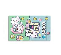 AUNMAS Sac à Guichet Automatique Qui Résiste aux Animaux de Compagnie contre les Collations et les Masques, Sac sucré sans Odeur pour Tout le Monde (Jeu Lapin 22.3x13.5)