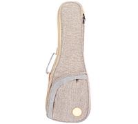AUNMAS Sac pour ukulélé en Coton et Lin tissé avec Doublure en Velours, Rembourrage de 20 Mm d'épaisseur, Oreiller Cervical, Sac à Dos Fourre-tout pour étudiants en ukulélé de 21, 23, 26 Pouces,