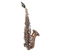 AUNMAS Saxophone Soprano, Corps en Laiton, Ton Clair, Tube en Cuivre BB, Ensemble Complet de Saxophones avec étui de Transport pour Débutants et Professionnels