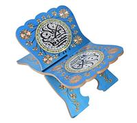 AUNMAS Stand de Livres du Coran, Boxwood Bible Biblice Bible Holder Rack pour les Enseignants Musulmans Cadeaux D'enfants (JM01861)