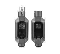 AUNMAS Système de Microphone sans Fil UHF XLR Émetteur Récepteur Portée de 164 Pieds 30 Canaux Réduction du Bruit Batterie 8 à 10H pour Performances en Direct Enregistrement en Studio Mélangeur PA