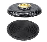 AUNMAS Tapis Antidérapant pour Violoncelle, Support d'extrémité de Violoncelle en Plastique et Métal avec Protection de Sol Antidérapante, Conception Compacte 9,4 X 2 Cm, Protection contre les