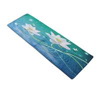 AUNMAS Tapis Long de Salle de Bain, Tapis de Sol en Flanelle avec Absorption d'eau, Antidérapant, Dépoussiérage, Doux et Respirant pour Salle de Bain, Cuisine, Couloir, Entrée, Salon (40 * 60 cm)