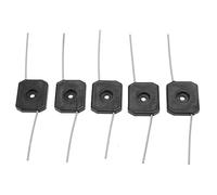 AUNMAS Tête de électrique 5 Pièces, en Plastique, élimination des Mauvaises Herbes sans Effort pour Outil de Jardin, Ligne de 150 Mm, des Pelouses, des Cultures, avec Un