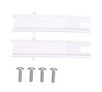 AUNMAS Toilette Remplacement Panneau de Chasse D'Eau Arrêter Eau | Abs Engineering Plastic, Utilisation en Salle de Bain Humide, Adaptateur de Tige de Déverrouillage, Compatible Geberit