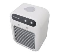 AUNMAS Ventilateur de Climatiseur Portable, Matériau ABS, Petit Refroidisseur d'air à économie d'énergie pour Voiture de Bureau à Domicile avec Batterie 1200 MAh