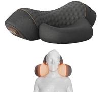 Aunoria NeckZen Le Masseur Cervical,Appareil De Massage Électrique Pour Nuque Épaules Dos Tête,Idéal Cadeau (Gris Foncé)