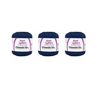 Aunt Lydia Pelote de laine classique, bleu marine 3 fils