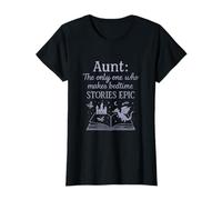 Aunt Novelty Bedtime Stories Epic Pastel Lavande T-Shirt
