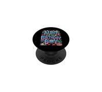 Aunt of The Birthday Boy Aquarium Animaux Marins PopSockets PopGrip Adhésif
