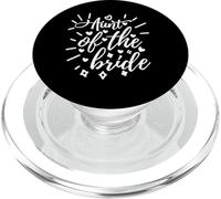 Aunt of the Bride Assorti Mariage et enterrement de vie de jeune fille PopSockets PopGrip pour MagSafe