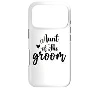 Aunt of The Groom Bridal Bachelor Party Wedding Day Coque pour iPhone 17 Pro
